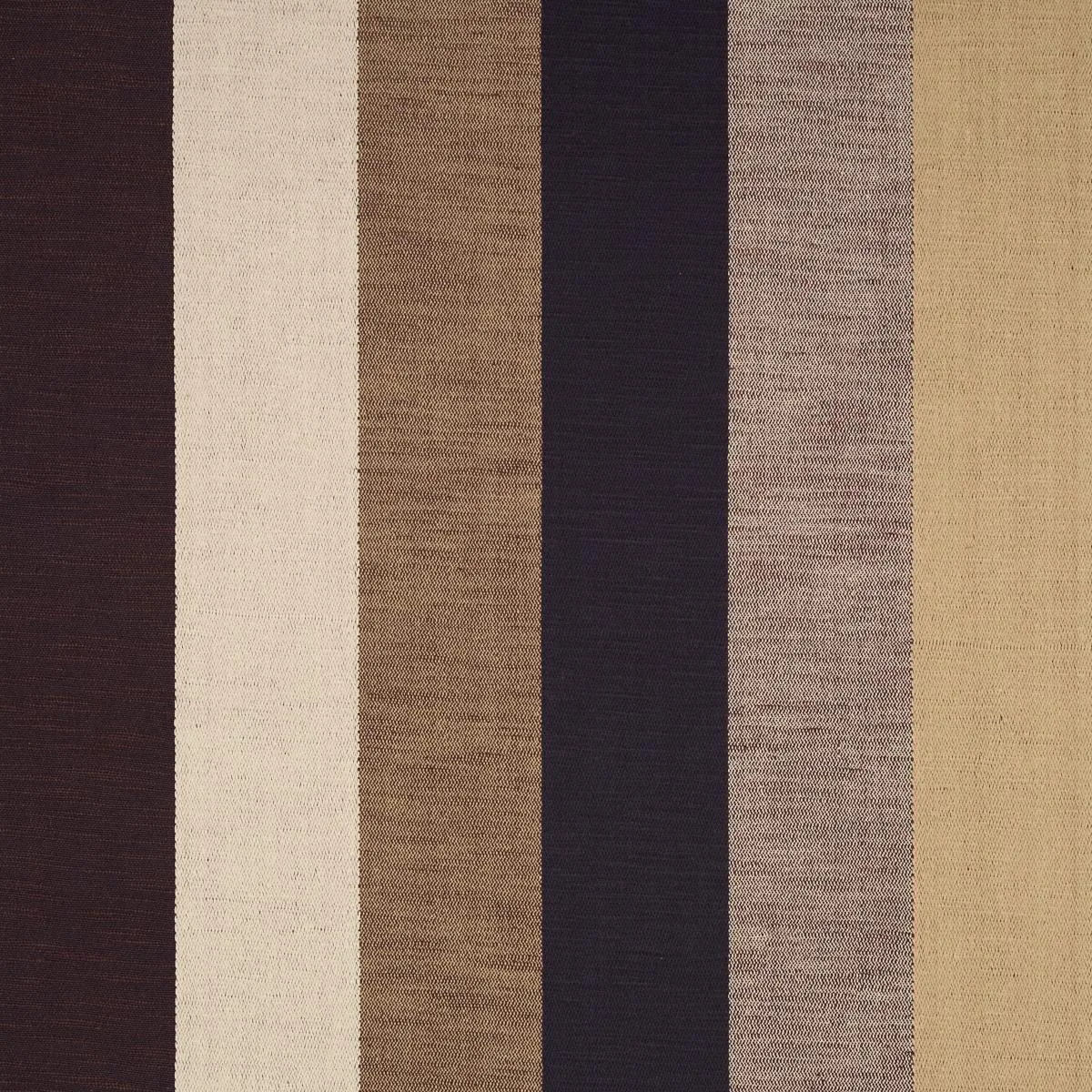 Schumacher 86650 Appino Stripe Brown fabric swatch