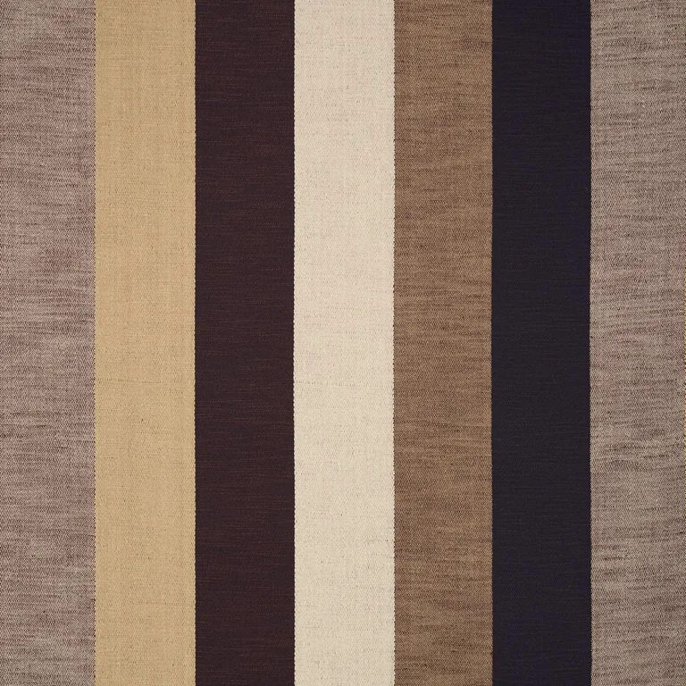 Schumacher 86650 Appino Stripe Brown fabric swatch