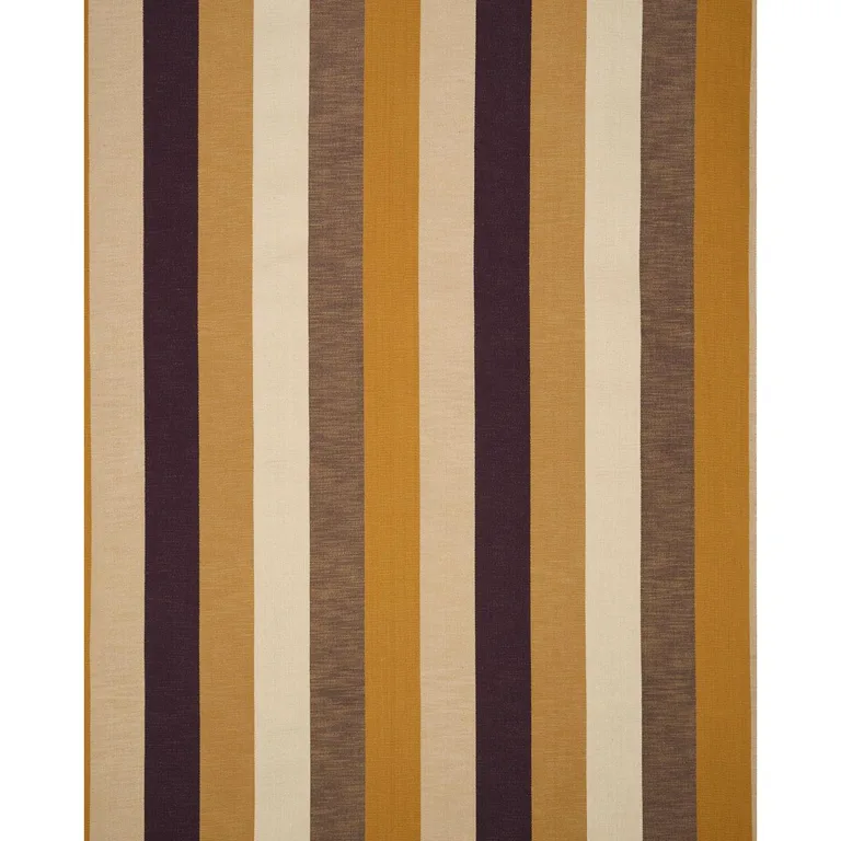 Schumacher 86652 Appino Stripe Ochre fabric swatch