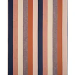 Schumacher 86651 Appino Stripe Sunset fabric swatch