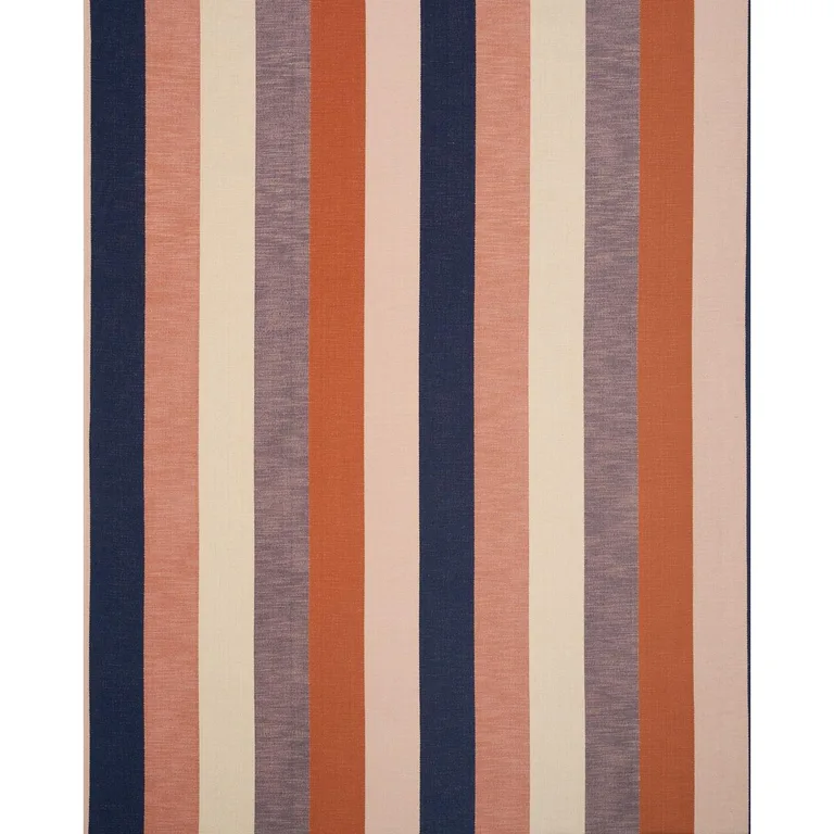 Schumacher 86651 Appino Stripe Sunset fabric swatch