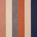Schumacher 86651 Appino Stripe Sunset fabric swatch