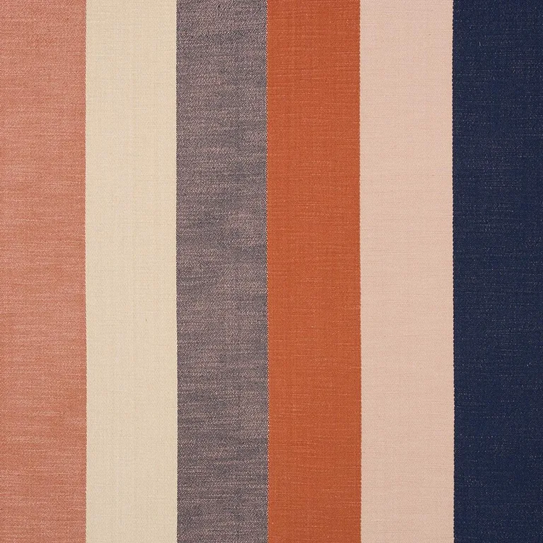 Schumacher 86651 Appino Stripe Sunset fabric swatch