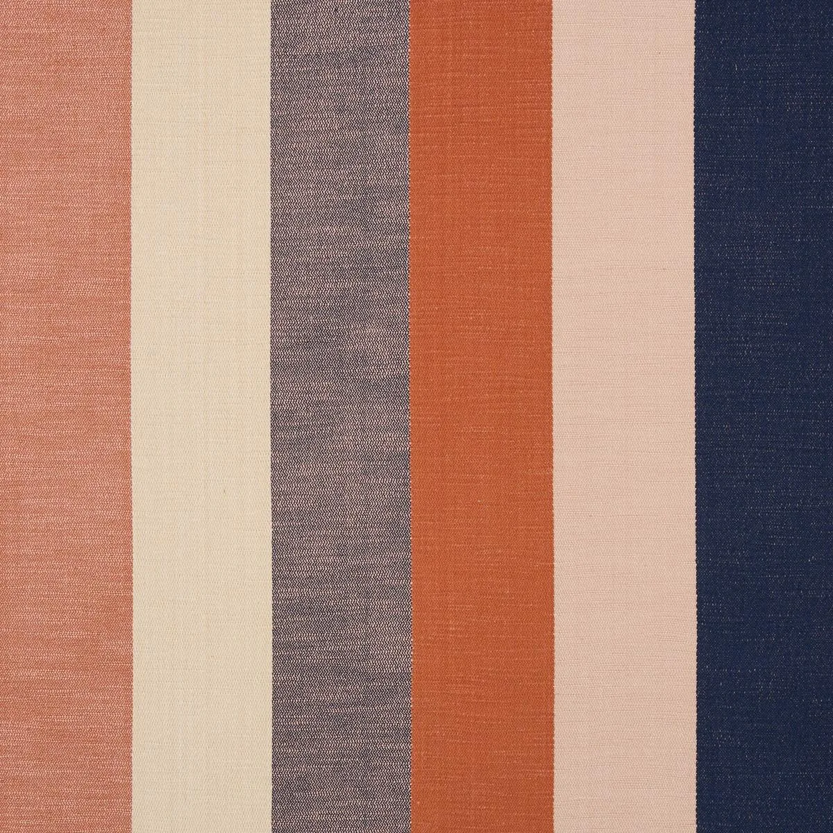 Schumacher 86651 Appino Stripe Sunset fabric swatch