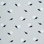 Schumacher 179890 Aquinnah Hand Block Print Sky fabric swatch