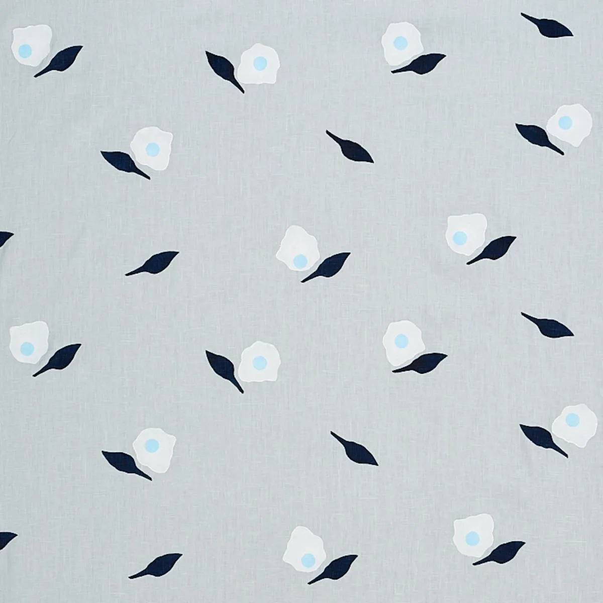 Schumacher 179890 Aquinnah Hand Block Print Sky fabric swatch