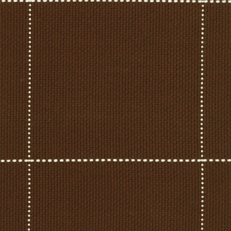 Schumacher 50672 Aquitane Brown fabric swatch