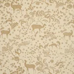Schumacher 81311 Arbor Forest Champagne fabric swatch