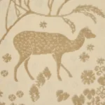 Schumacher 81311 Arbor Forest Champagne fabric swatch