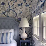 Schumacher 174081 Arbre Chinois Porcelain fabric swatch