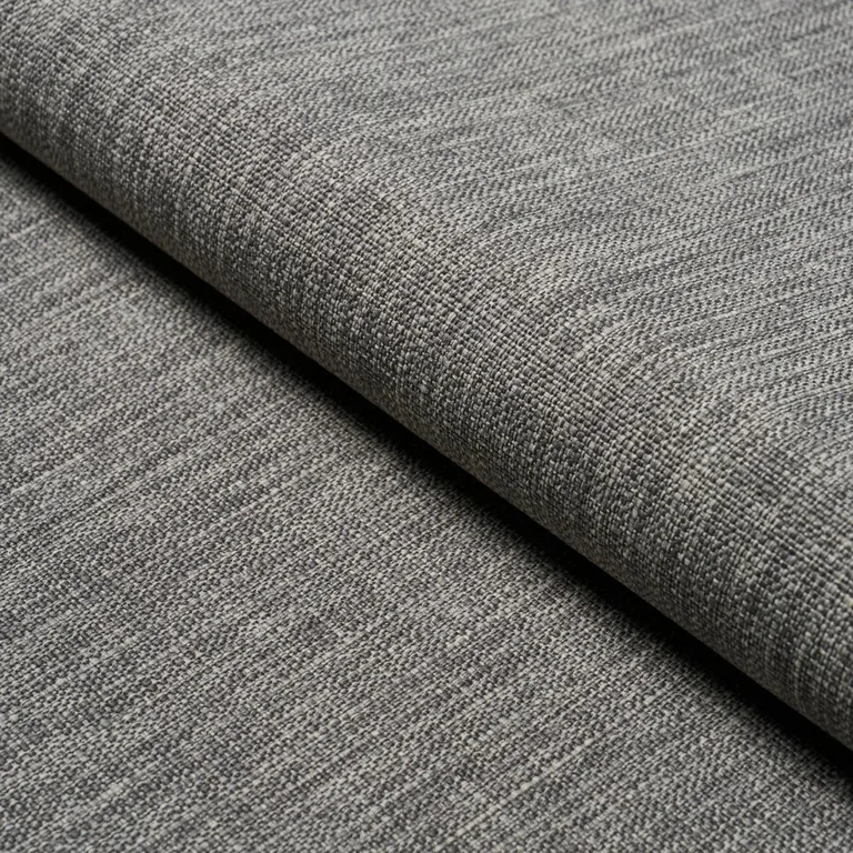 Schumacher 84194 Archie Indoor/Outdoor Charcoal fabric swatch