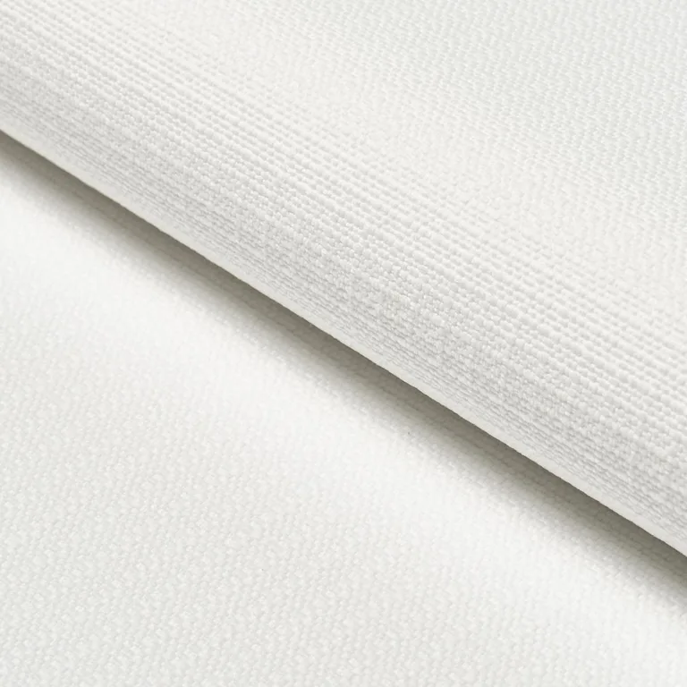 Schumacher 84198 Archie Indoor/Outdoor White fabric swatch