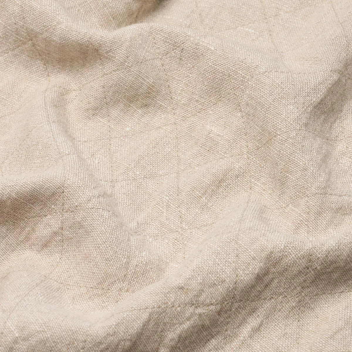 Schumacher 67470 Archipelago Flax fabric swatch