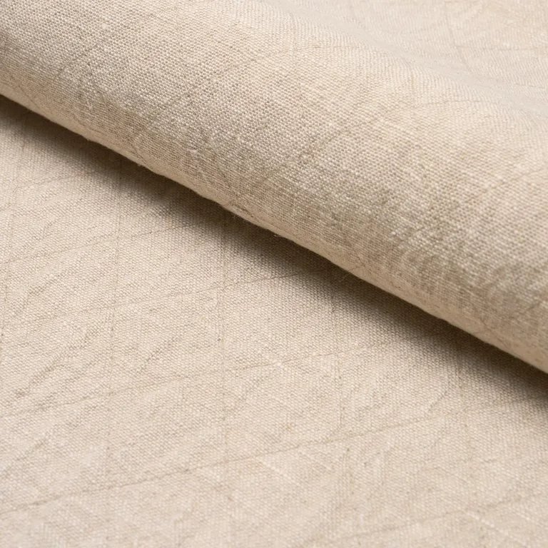 Schumacher 67470 Archipelago Flax fabric swatch