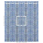 Schumacher 79520 Arcure éPinglé Cobalt fabric swatch