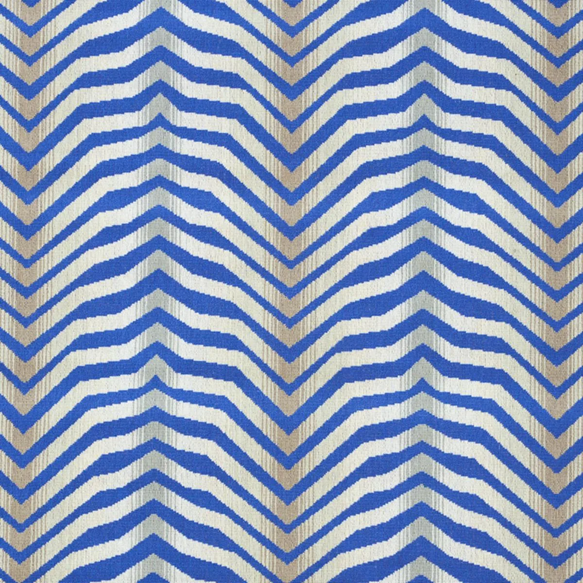Schumacher 79520 Arcure éPinglé Cobalt fabric swatch