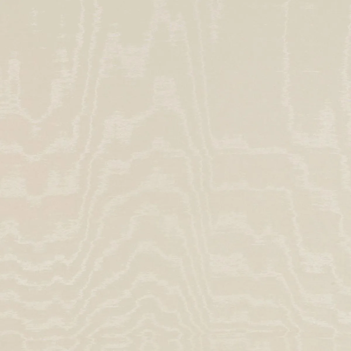 Schumacher 51920 Aria Moiré Ecru fabric swatch