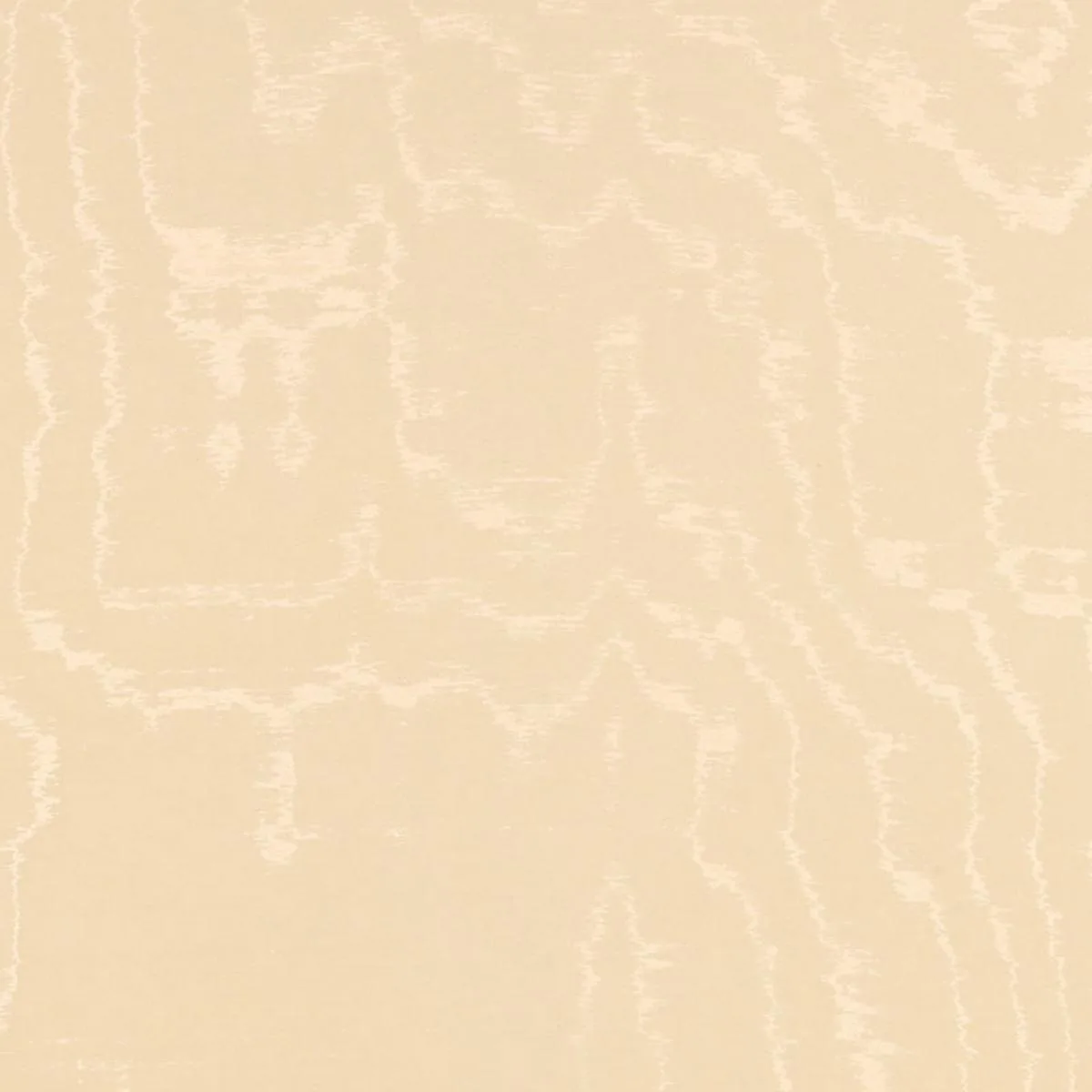 Schumacher 51914 Aria Moiré Vanilla fabric swatch