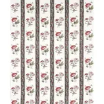 Schumacher 180242 Ariana Floral Stripe Chelsea Garden fabric swatch