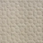 Schumacher 65000 Arles Embroidery Greige fabric swatch