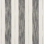 Schumacher 73312 Arroyo Stripe Charcoal fabric swatch