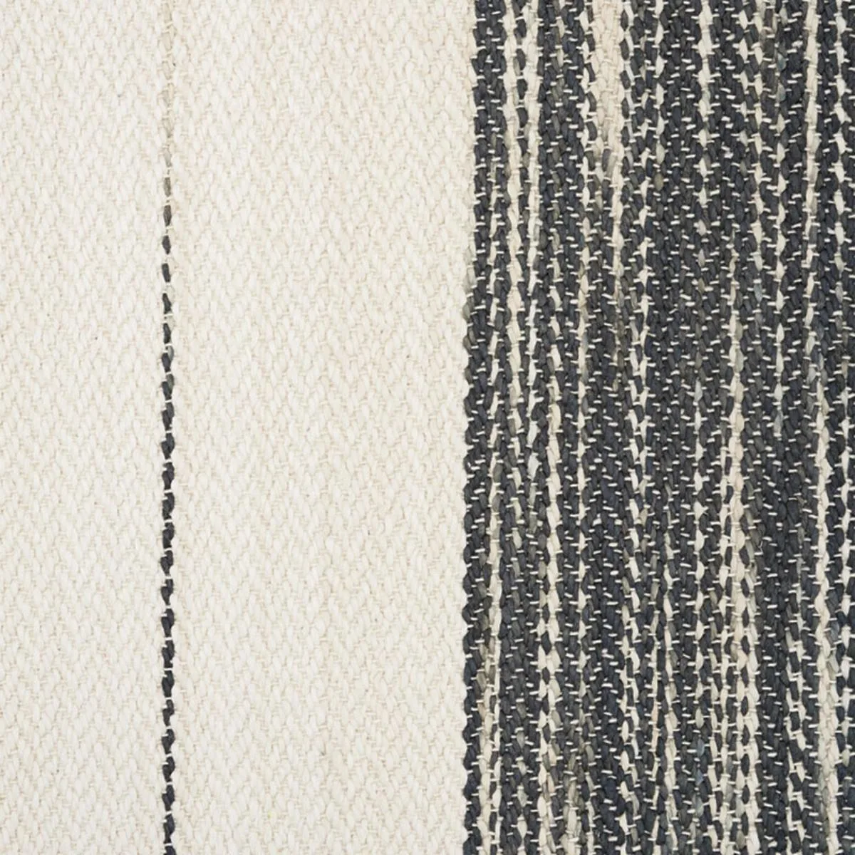 Schumacher 73312 Arroyo Stripe Charcoal fabric swatch