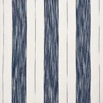 Schumacher 73311 Arroyo Stripe Indigo fabric swatch