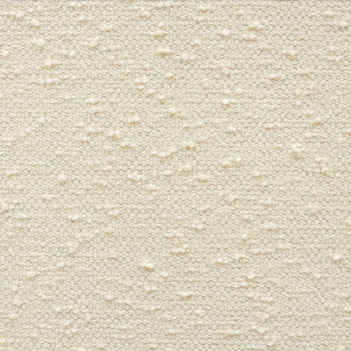 Schumacher 73380 Artisanal Bouclé Cream fabric swatch