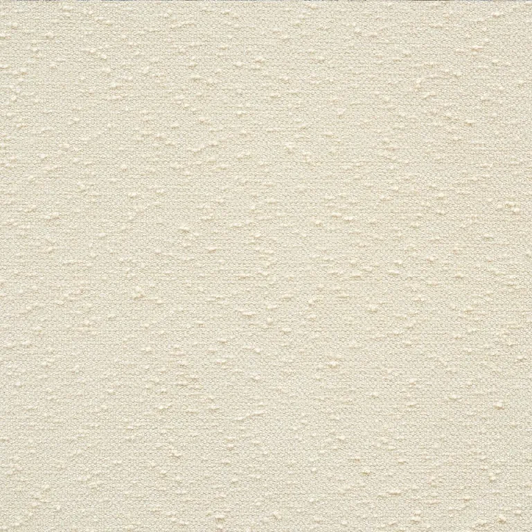 Schumacher 73380 Artisanal Bouclé Cream fabric swatch