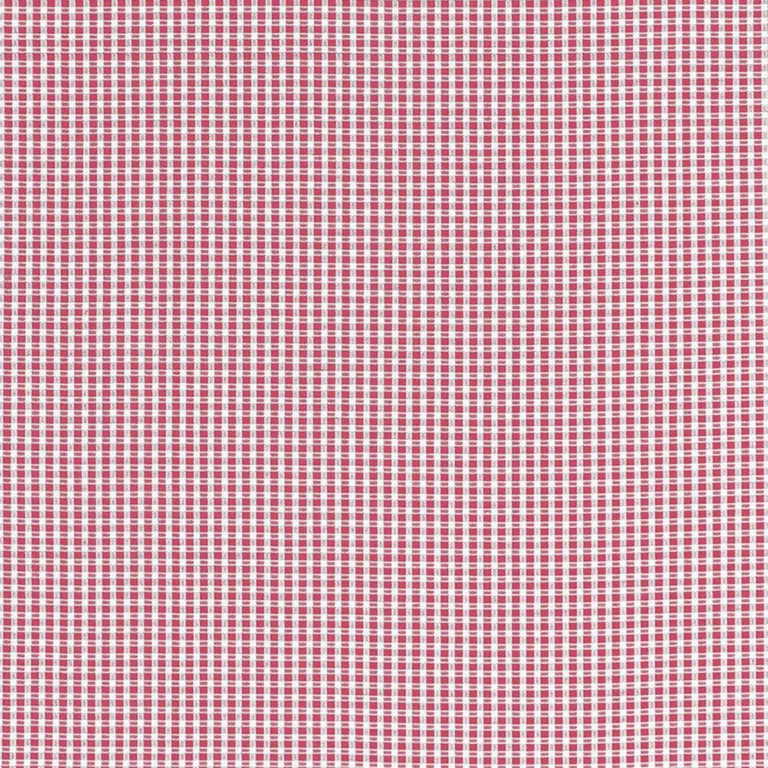 Schumacher 68044 Aruba Check Azalea fabric swatch