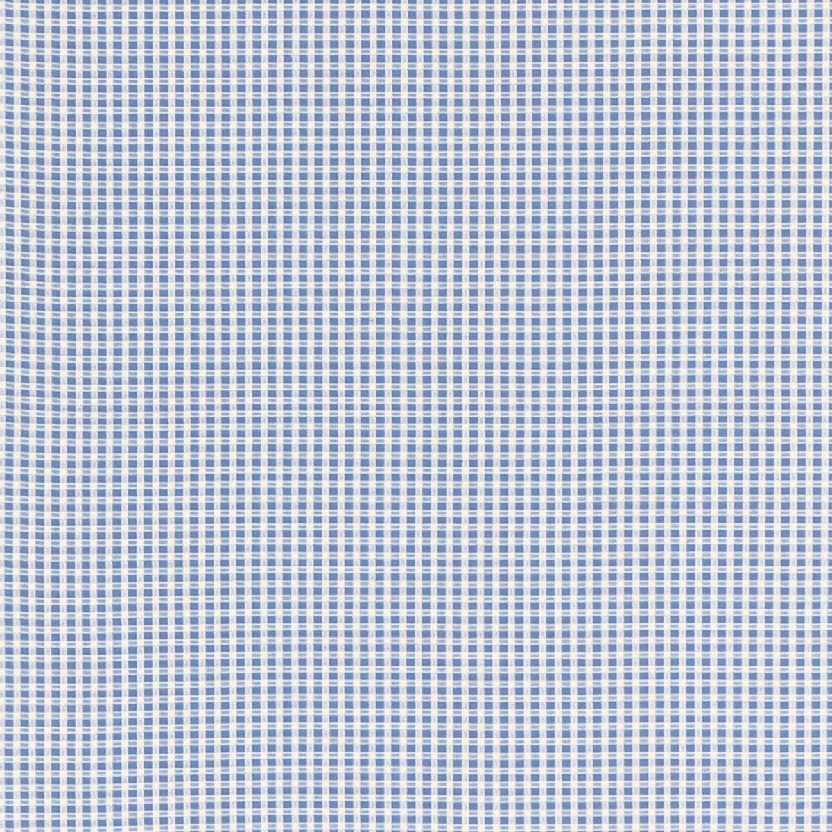 Schumacher 68041 Aruba Check Cornflower fabric swatch
