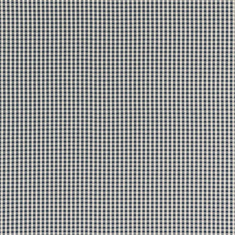 Schumacher 68040 Aruba Check Navy fabric swatch
