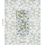 Schumacher 183123 Arum Lilies Sky fabric swatch