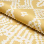 Schumacher 176098 Asaka Ikat Buttercup fabric swatch
