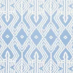 Schumacher 176096 Asaka Ikat Chambray fabric swatch