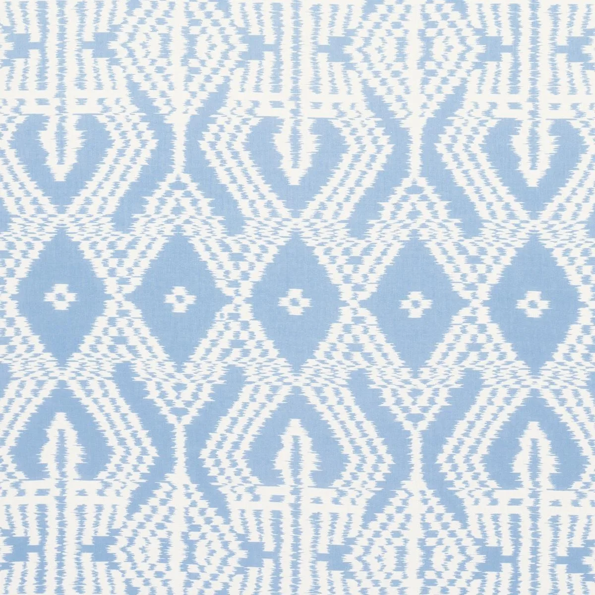 Schumacher 176096 Asaka Ikat Chambray fabric swatch