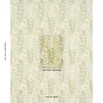 Schumacher 182151 Ashbee Botanical Citron fabric swatch