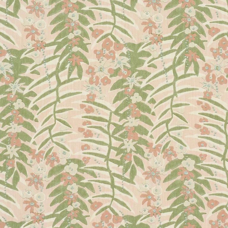 Schumacher 182150 Ashbee Botanical Petal fabric swatch