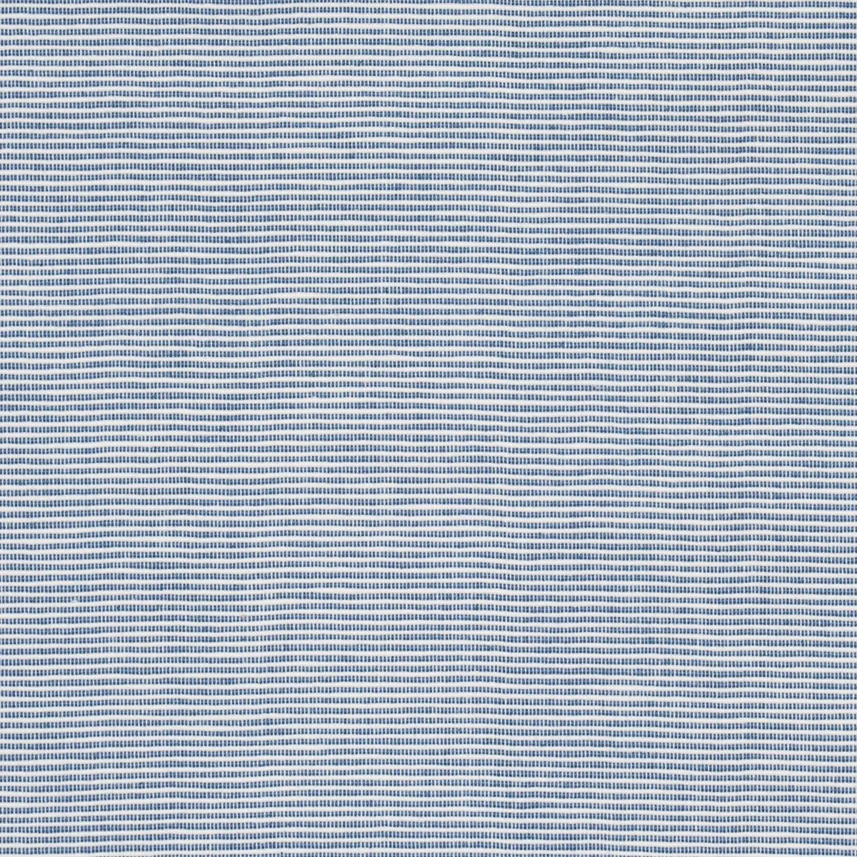 Schumacher 87161 Asher Indigo fabric swatch