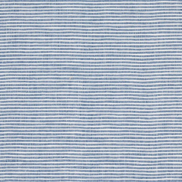 Schumacher 87161 Asher Indigo fabric swatch
