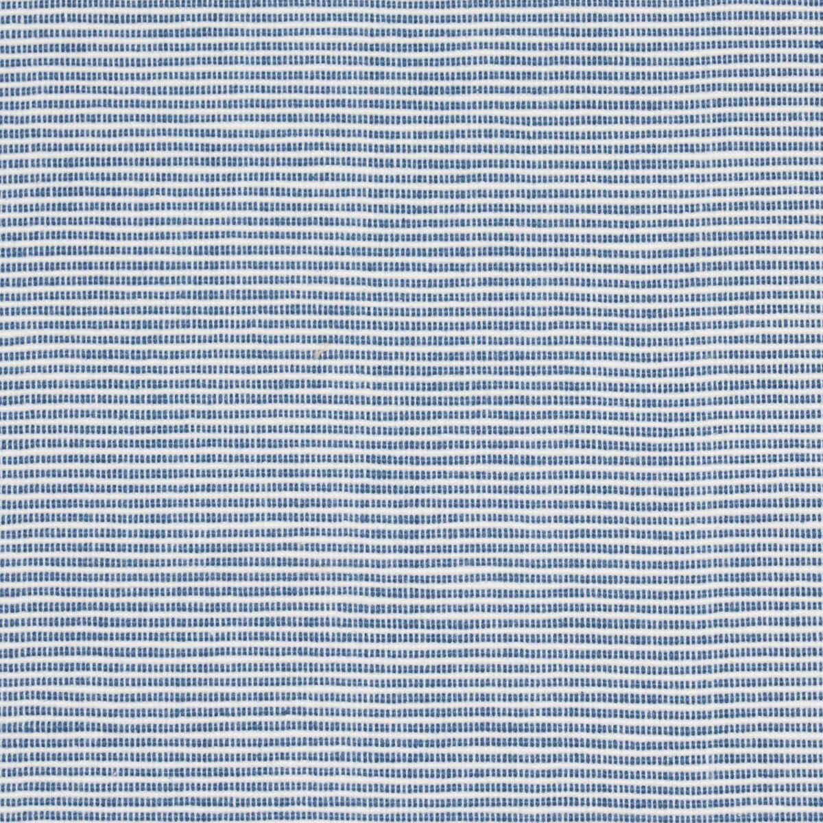 Schumacher 87161 Asher Indigo fabric swatch