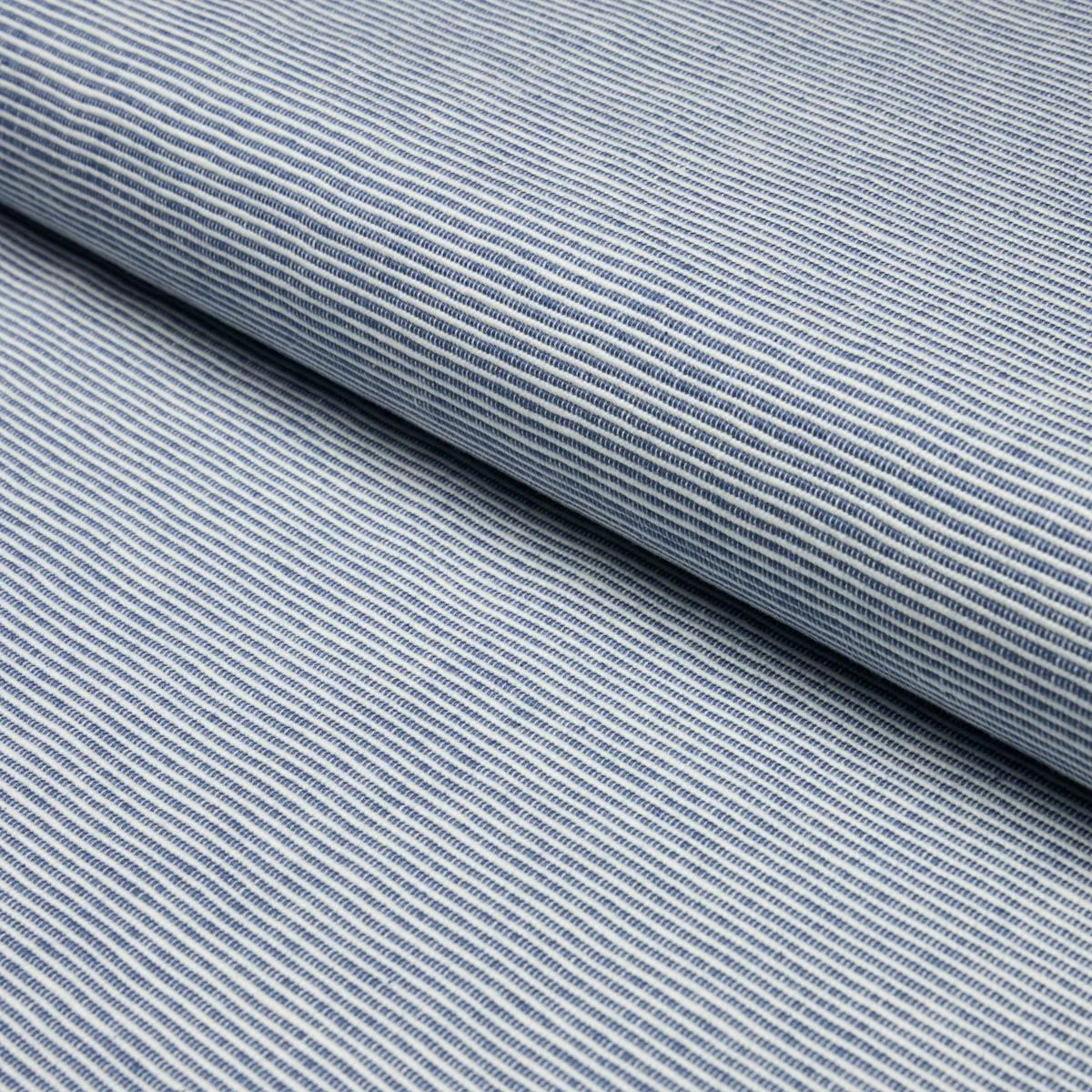 Schumacher 87161 Asher Indigo fabric swatch