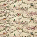 Schumacher 175140 Aston Manor Print Document fabric swatch