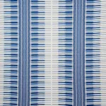 Schumacher 77610 Atchison Blue fabric swatch