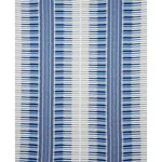 Schumacher 77610 Atchison Blue fabric swatch