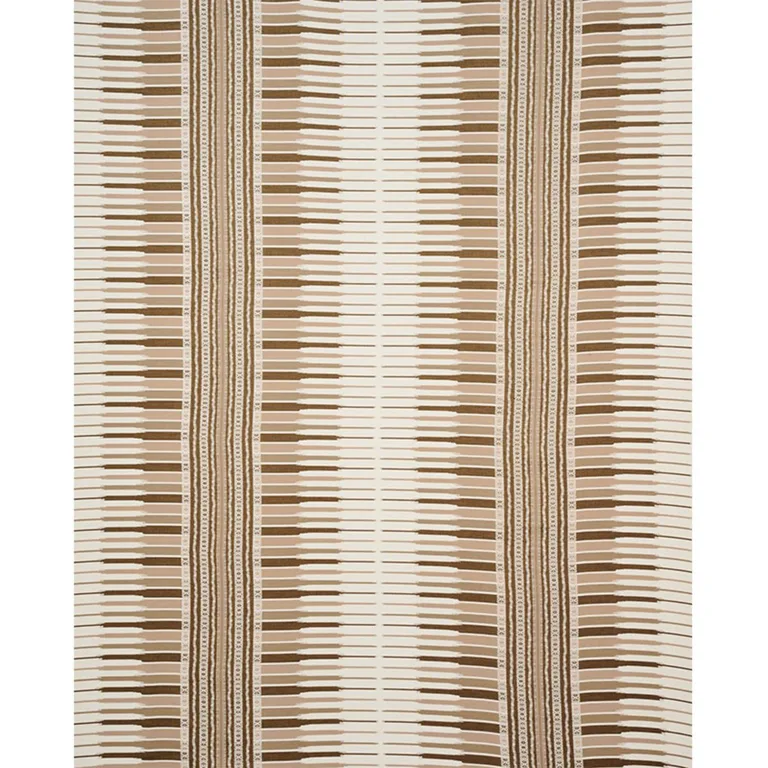 Schumacher 77611 Atchison Neutral fabric swatch