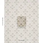Schumacher 183052 Athena Hand-Screen Print Green fabric swatch