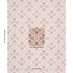 Schumacher 183051 Athena Hand-Screen Print Ruby fabric swatch