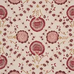 Schumacher 183051 Athena Hand-Screen Print Ruby fabric swatch