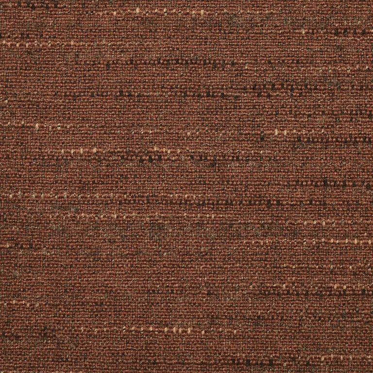 Schumacher 82361 Atlas Wool Texture Dark Copper fabric swatch